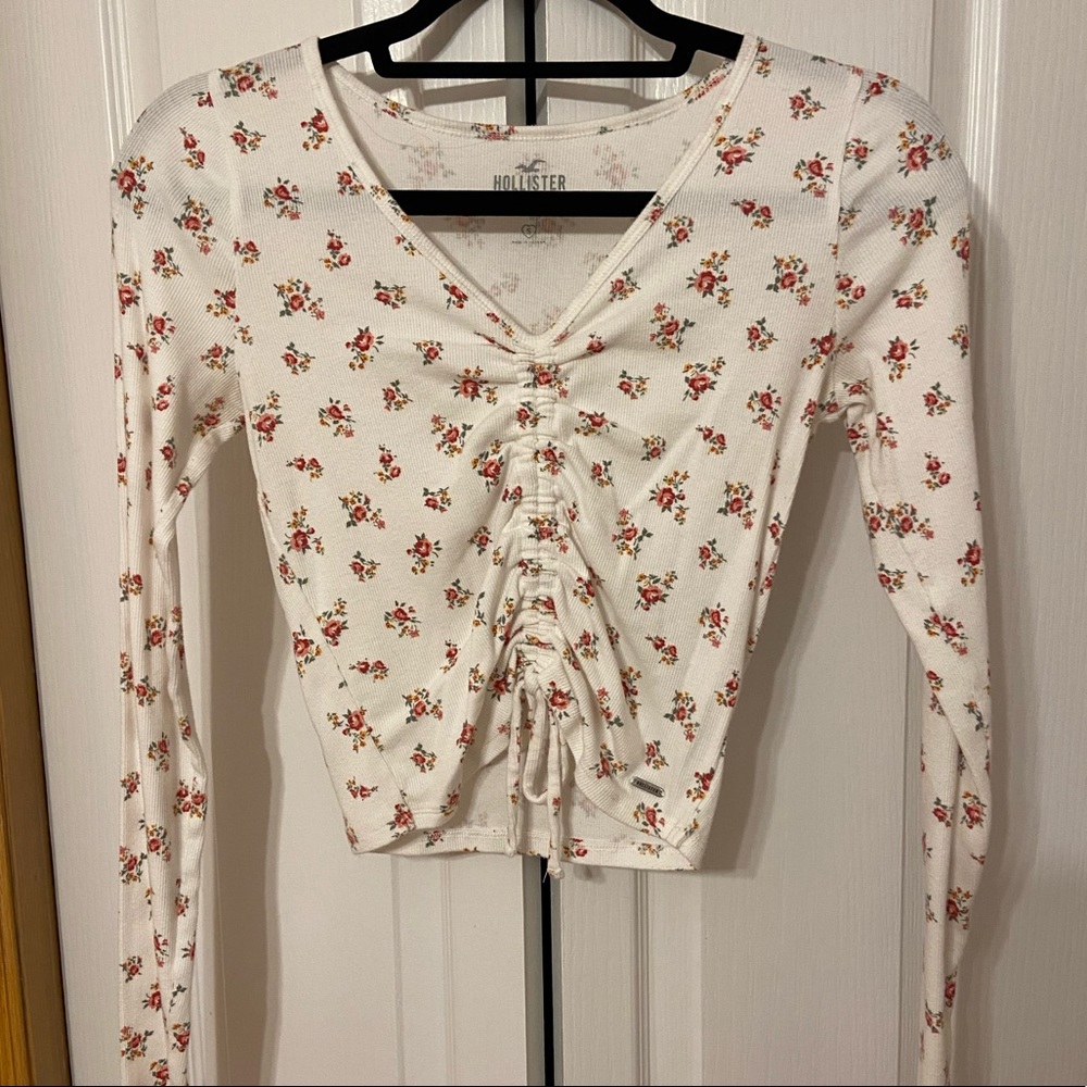 Hollister Floral Long Sleeve Top
